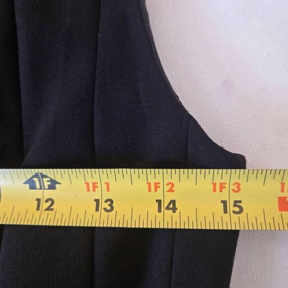 Calvin Klein Womens Sleeveless Back Zip Fit & Flare Dress Black Size 4 - Picture 8 of 11